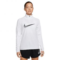 Nike 1u002F4-Zip Long-Sleeve Running Mid Layer Top - Womens