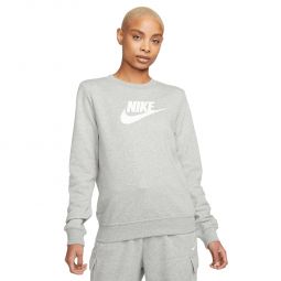 Nike Sportswear Club Fleece Logo Crew-Neck Sweatshirt - Womens