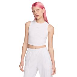 Nike NSW Essentials Ribbed Cropped Tank Top - Womens
