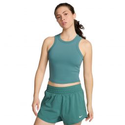 Nike One Fitted Dri-FIT Cropped Tank Top - Womens