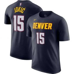 Nike Denver Nuggets Nikola Jokic #15 Icon Edition Name & Number Nike T-Shirt - Mens