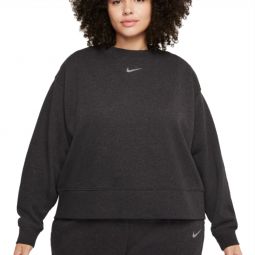 Nike Oversized Fleece Crew Sweatshirt - Womens
