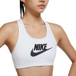 Nike Dri-fit Swoosh Medium-support Graphic Sports Bra - Womens