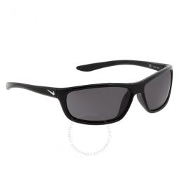 Dark Grey Rectangular Unisex Sunglasses