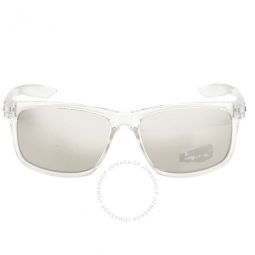 Gray Silver Square Mens Sunglasses