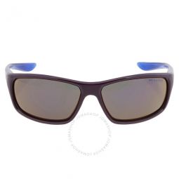 Violet Mirror Rectangular Sunglasses