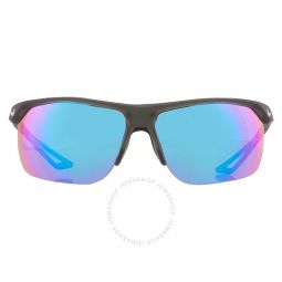 Blue Wrap Mens Sunglasses