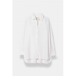 Yorke Poplin Shirt - White