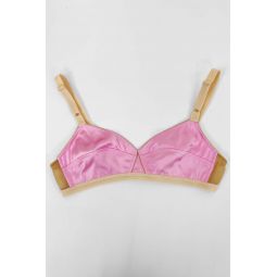 Silk Bralette - Pink