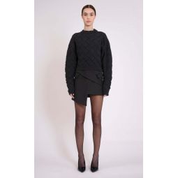 Paxton Crop Sweater - Black