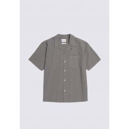 Carsten Tencel S/S Shirt - Mid Khaki
