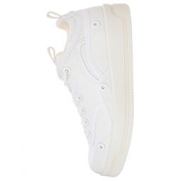 Cosmos leather sneakers - White