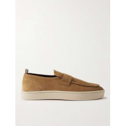 Bug Suede Penny Loafers