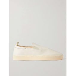 Bug Leather Slip-On Sneakers