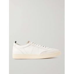 Kombo Suede-Trimmed Leather Sneakers