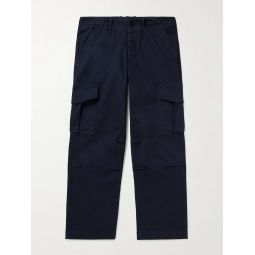 Kenny Straight-Leg Pigment-Dyed Cotton-Twill Cargo Trousers