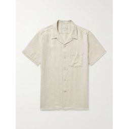 Havana Camp-Collar Linen and Cotton-Blend Shirt
