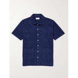 Ribbed Cotton-Terry Shirt