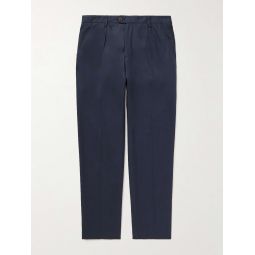 Claremont Tapered Pleated TENCEL Lyocell-Blend Twill Suit Trousers