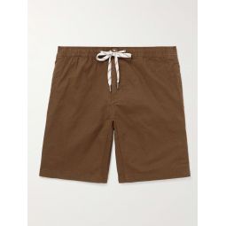 All Terrain Straight-Leg Stretch Cotton-Ripstop Drawstring Shorts