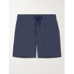 Castner Cotton-Blend Shell Drawstring Shorts