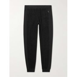 Duxbury Tapered Panelled Cotton-Terry and Jersey Sweatpants