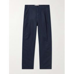 Dunmore Tapered Linen and Cotton-Blend Trousers