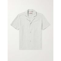 Howell Camp-Collar Cotton-Terry Shirt