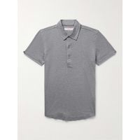 Sebastian Slim-Fit Cotton and Silk-Blend Jersey Polo Shirt