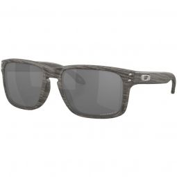 Oakley Holbrook Woodgrain Sunglasses - Prizm Black Polarized Lenses