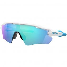 Oakley Radar EV Path Polished White Sunglasses - Prizm Sapphire Lens