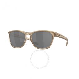 Manorburn Prizom Black Polarized Square Unisex Sunglasses