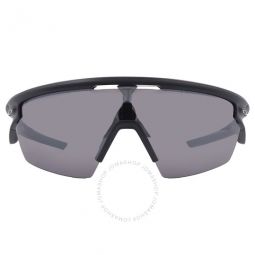 Sphaera Prizm Black Polarized Shield Unisex Sunglasses