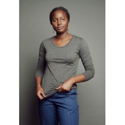 Long Sleeve T-shirt - Heathered Charcoal