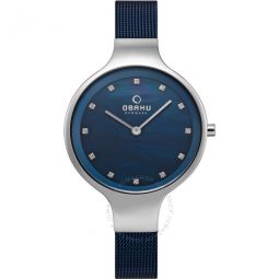 Classic Quartz Blue Dial Ladies Watch