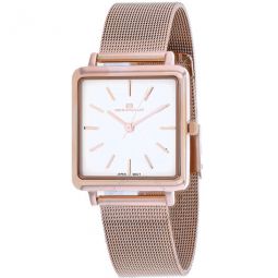 Traditional White Dial Ladies Watch