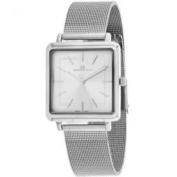 Traditional Silver-tone Dial Ladies Watch