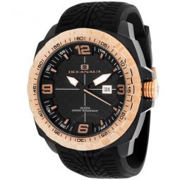 Racer Quartz Black Dial Mens Watch