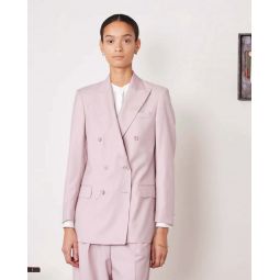 Sandra Pin Stripe Jacket - Smoked Pink