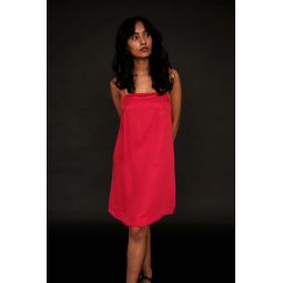 TESSA DRESS - TOMATO RED