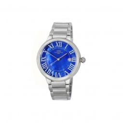 Mens ON2222 Stainless Steel Blue Dial