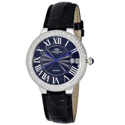 ON3322-L Quartz Crystal Black Dial Ladies Watch