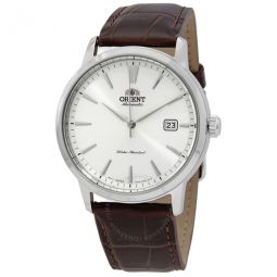 Contemporary Automatic Silver Dial Mens Watch