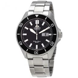 Kanno Automatic Black Dial Mens Watch