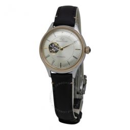Open Heart Automatic Champagne Dial Ladies Watch