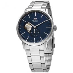 Contemporary Automatic Blue Dial Mens Watch
