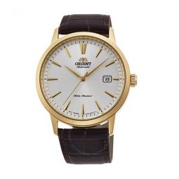 Contemporary Automatic White Dial Mens Watch