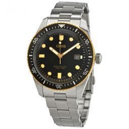 Divers Sixty-Five Automatic Black Dial Mens Watch