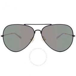 X Linda Farrow Grey Pilot Unisex Sunglasses