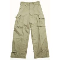 Unisex M-47 French Army Cargo Pants - Army Green